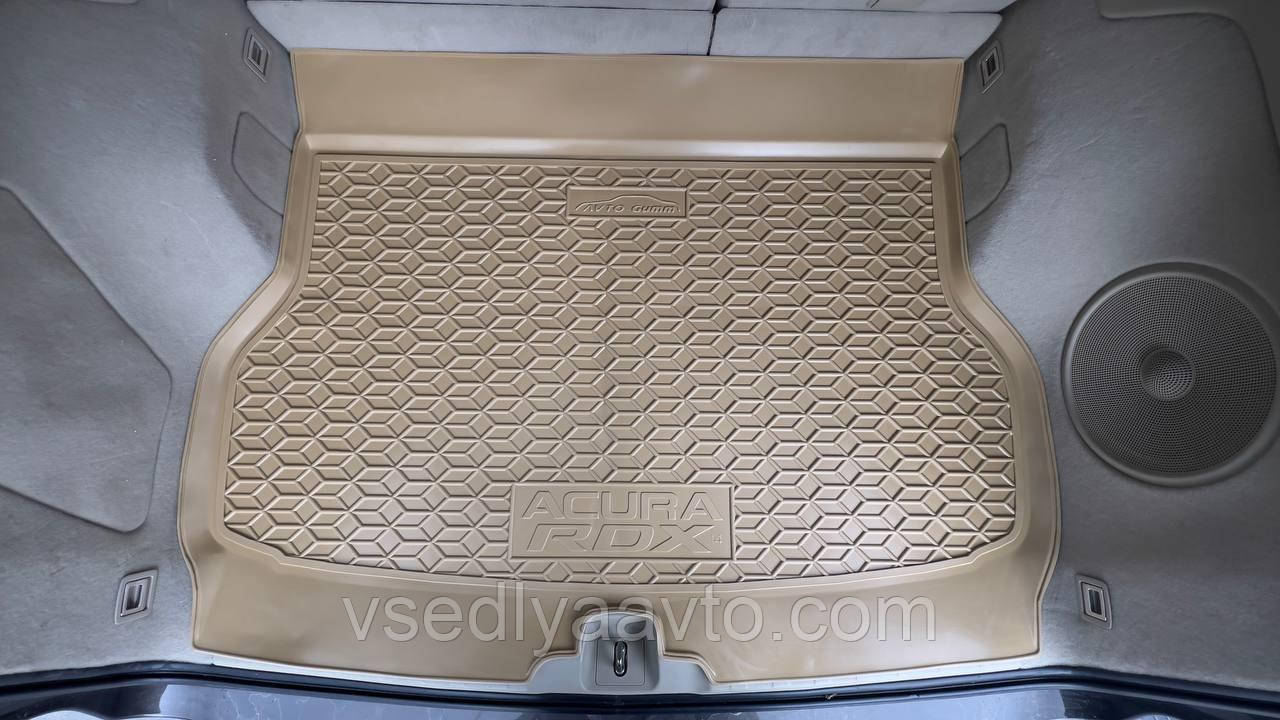 Килимок у багажник NISSAN Leaf з 2018- без сабвуфера (AVTO-GUMM) БІЖОВІ Поліуретан