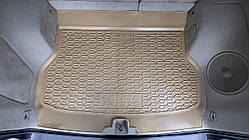 Коврик в багажник SMART Fortwo 451 с 2007 г. (AVTO-GUMM) БЕЖЕВЫЕ полиуретан