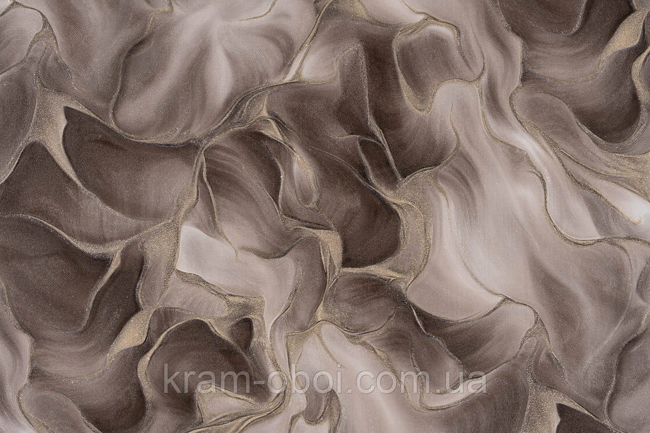 Слов'янські шалери КФТП Elegance вінілові гарячого тиснення шовкографія 10 м*1,06 9В121 Флюїд 2397-05, фото 1
