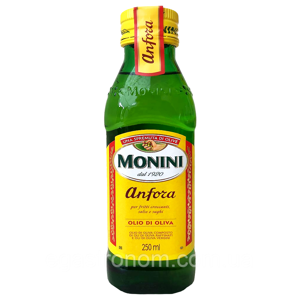 Олія оливкова анфора Моніні Monini anfora 250ml 12шт/ящ (Код: 00-00017570)