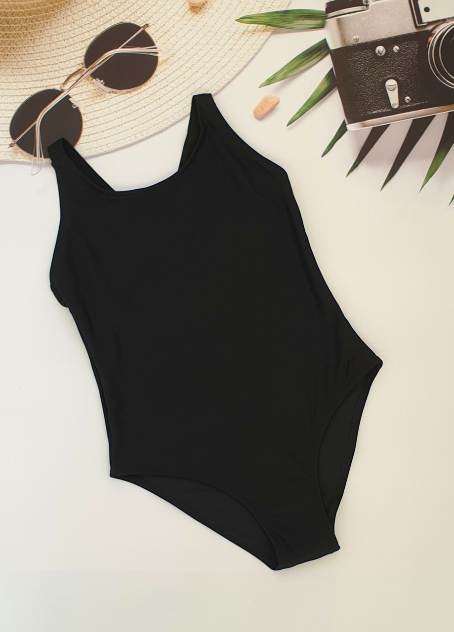 Стильний злитий підлітковий купальник для дівчаток, 34-42 розм, фото 1