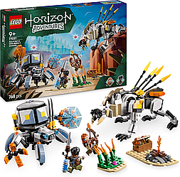 Конструктор Lego Horizon Елой і Варл борються зі скарабом і пилозубом 77037