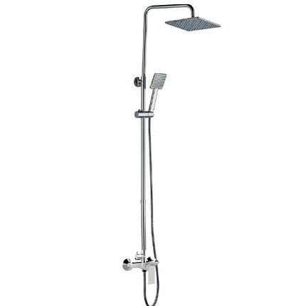 Душова колона із змішувачем HAIBA ALEX 003-J WHITE-CHROME (HB9566), фото 1