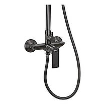 Душова колона із змішувачем та подовжувачем у комплекті Haiba Alex 003-J Graphite (HB3996), фото 4