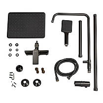 Душова колона із змішувачем та подовжувачем у комплекті Haiba Alex 003-J Graphite (HB3996), фото 5