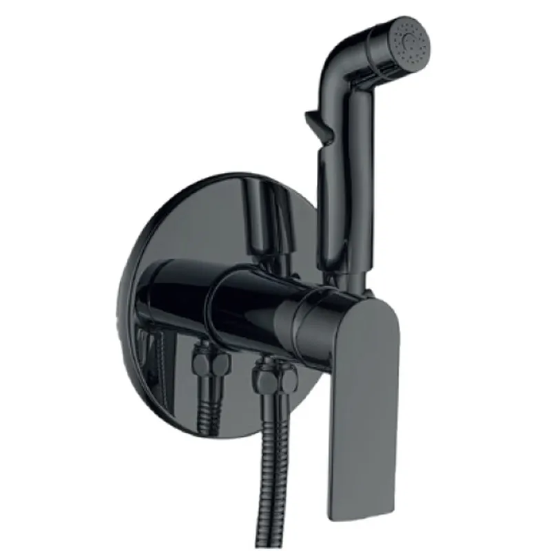 Змішувач для гігієнічного душу Haiba ALEX 002 (INNER) GRAPHITE (HB9617)