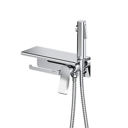 Змішувач для гігієнічного душу Haiba Bolero 069 з утримувачем для туалетного паперу (HB9580), фото 1