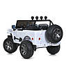Дитячий електромобіль на акумуляторі Джип Jeep M 6069 з пультом радіокерування для дітей 3-8 років Білий, фото 3