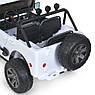 Дитячий електромобіль на акумуляторі Джип Jeep M 6069 з пультом радіокерування для дітей 3-8 років Білий, фото 10