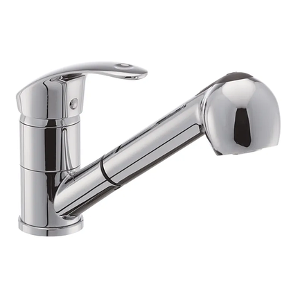 Змішувач для кухні Haiba MARS 014 c висувною лійкою (HB0266), фото 1