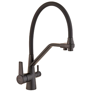 Змішувач для кухні Haiba Nobel 021 Black (HB3983), фото 1