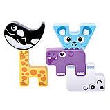 Навчальний ігровий набір Kiddi Smart — Звірятка-Пазлики 4562-KS, фото 3