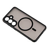 Чохол TPU+PC Anti Drop Full Camera with MagSafe для Samsung Galaxy S25+ 5G (S936) Колір Black, фото 6