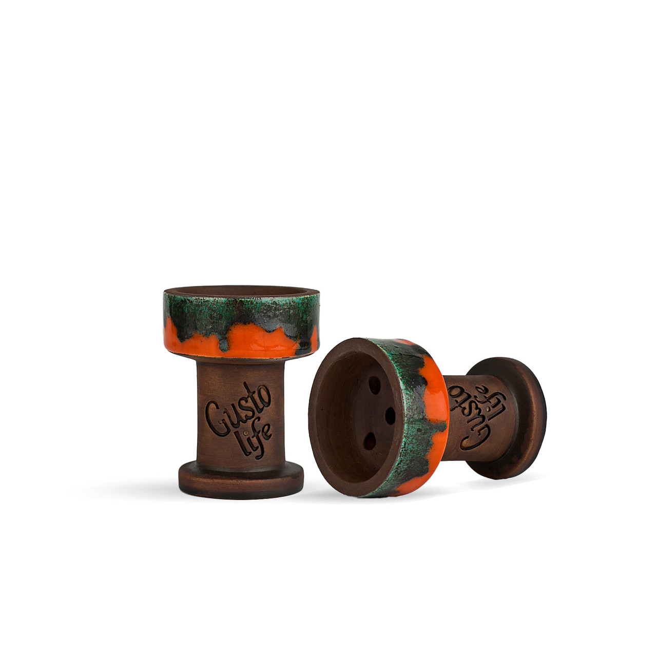 Чаша для кальяну Gusto Bowls Rook - Green orange
