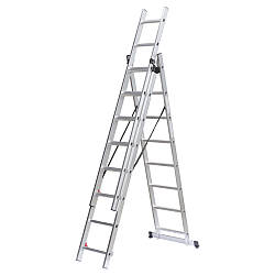Драбина розкладна універсальна 8 щаблів 5.09м SIGMA (5032324)