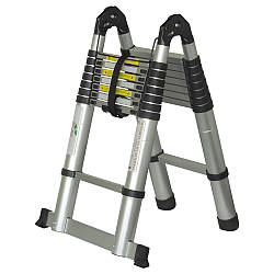 Драбина телескопічна універсальна 16 щаблів 5.0 м FLORA (5033434)