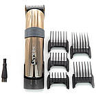 Акумуляторна машинка для стрижки волосся + 5 насадок, SK-609C / Бездротовий триммер для стрижки, фото 8