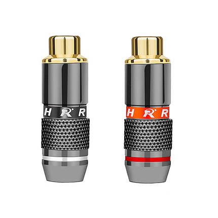 Гніздо RCA під паяння FreeEnd — RCA Female Metal R Connector (комплект 2 шт.), фото 1