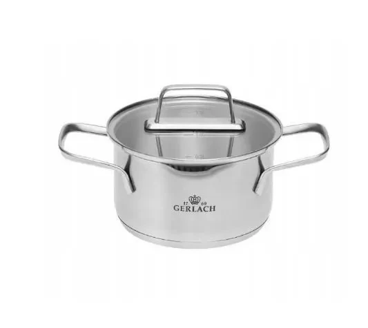 Каструля з кришкою 18 см 2 л Gerlach Ambiente (5901035504424)