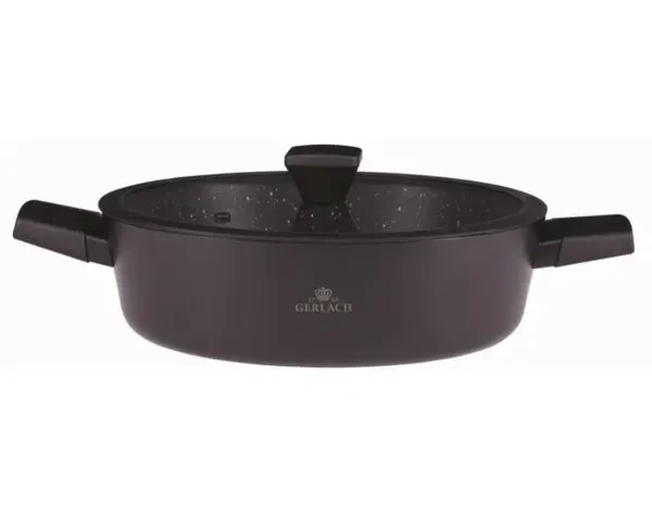 Каструля з кришкою 28 см 4,4 л Gerlach Granitex (5901035504714)