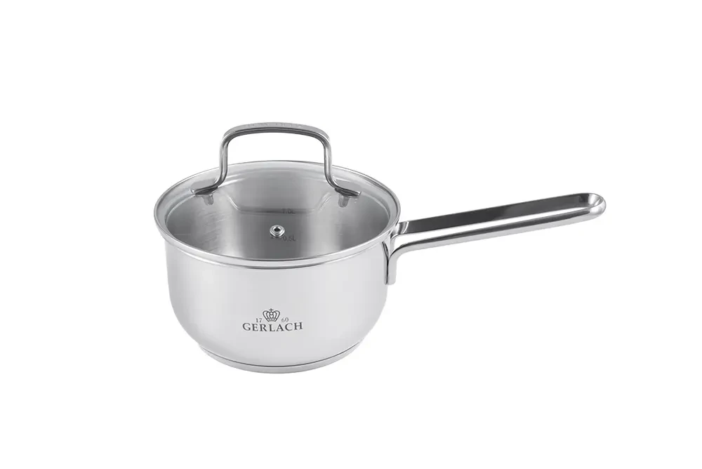 Ківш з кришкою 16 см 1,5 л Gerlach Simple (5901035501034)
