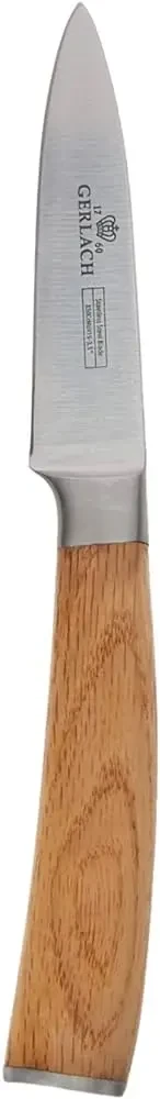 Кухонний ніж для чищення овочів 85 мм Gerlach Natur (5901035499720)