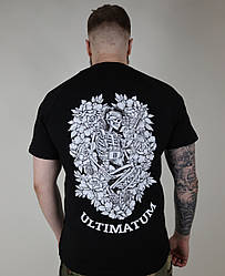 Футболка з back-принтом ULTIMATUM Vector Чорна