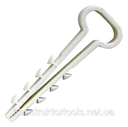 Дюбель-ялинка 8х5 мм для плоского кабелю (100шт), фото 1