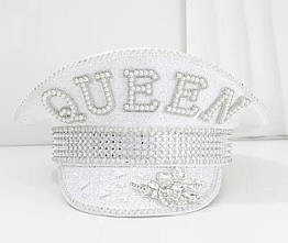 Розкішний капелюх "Queen", 31 х 26 х 17 см