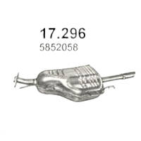 Глушник Opel Astra G 1.8i, 2.0i 16V SDN (1998-) POLMOSTROW