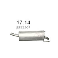 Глушник Opel Astra H 1.4-1.6 POLMOSTROW