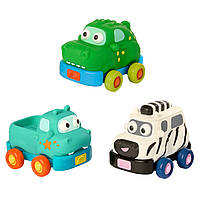 Ігровий набір інерційних машинок - Автопарк сафарі