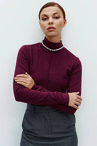Ніжний гольф під горло яскраво бордовий Modna KAZKA MKRM4226-5