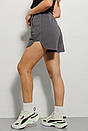 Шорти жіночі спортивні бавовняні сірі Modna KAZKA MKAR32895-2, фото 4