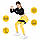 Резинка для фітнесу та спорту із тканини 4FIZJO Hip Band 10-15 кг Black/Yellow (P-5907739310309), фото 7