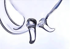 Келих RESTEQ для вина та інших напоїв оригінальної форми, скляна трубка 300 мл., фото 3