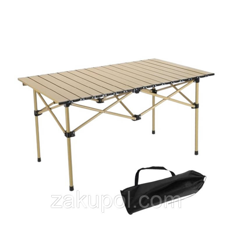 Розкладний стіл для кейтерингу Ecarla SC09K | 95x56x50 см Бежевий