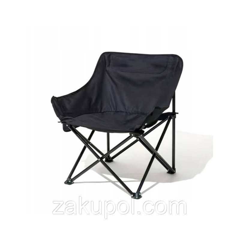 Cтілець рибальський Ecarla KRT11CZ Чорний, фото 1