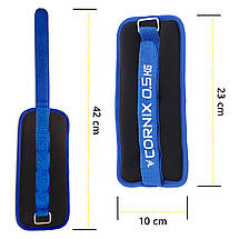 Обважнювачі-манжети для ніг і рук Cornix 2 x 0.5 кг XR-0172 Poland, фото 2