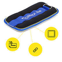 Обважнювачі-манжети для ніг і рук Cornix 2 x 2 кг XR-0174 Poland, фото 2