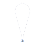 UmaUmi Кулон Метелик блискучий блакитний, фото 3