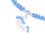 UmaUmi Браслет плетений Єдиноріг блакитний, фото 2