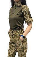 Жіноча літня бойова сорочка убакс піксель з коротким рукавом