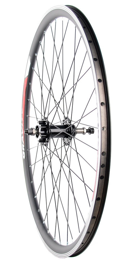 Колесо велосипедне заднє 24" Gravity, Shunfeng SF-HB25R Disk, тріскачка, 14Gх36Н, гайки