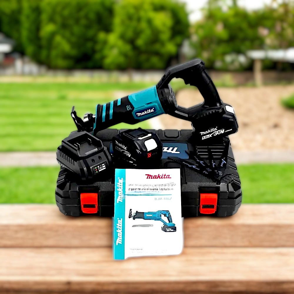 Шабельна пила Makita BJR186Z Якісна шабельна пила Макіта з безщітковим лдвигуном Акумуляторна пила 36V 6.0 Ah