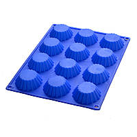 Форма силіконова кекси мала.12 шт.