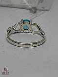 Срібна Каблучка зі вставкою цирконій, фото 3