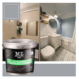 Епоксидна фарба для плитки світло-сіра Lava™ 4.5кг kings