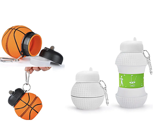 Пляшка Спортивна пляшка, 550 мл БІЛА Foldable Bottle