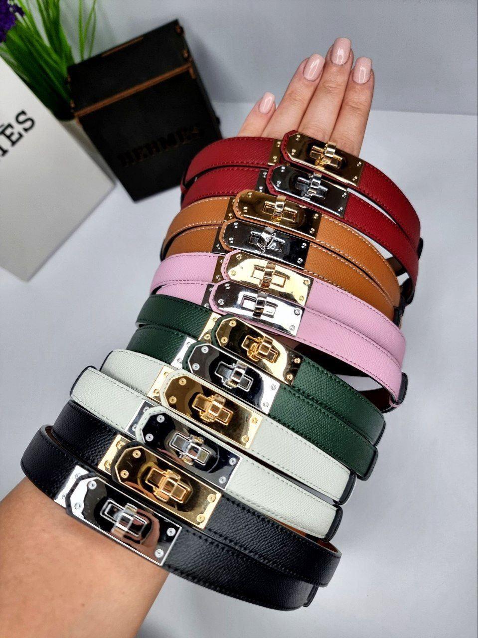 Жіночій шкіряний ремінь, фото 1